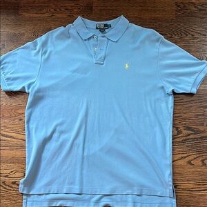 Polo by Ralph Lauren Men's Blue Polo Shirt | XL